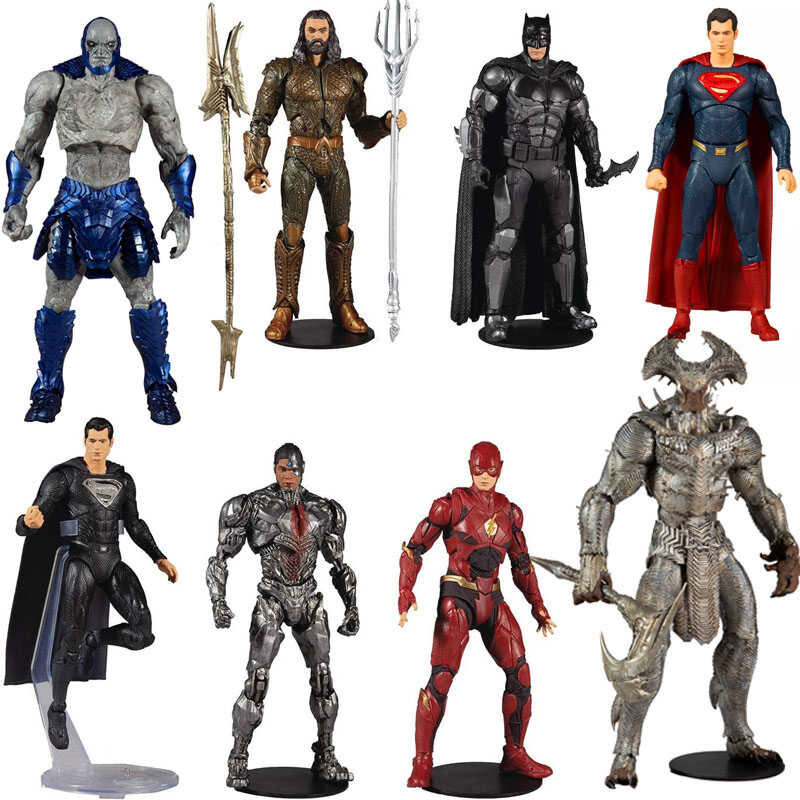 ￥ Mcfarlane Justice League Batman Flash Superman Aquaman Cyborg Darkseid Steppenwolf Artikulasi F