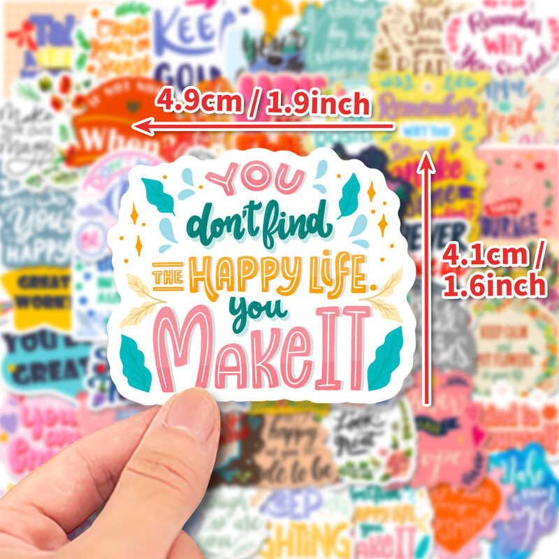 

￥ 50Pcs Inspirational Stickers,Motivational Aesthetic Stickers For Women Adults Laptop,Water Bott