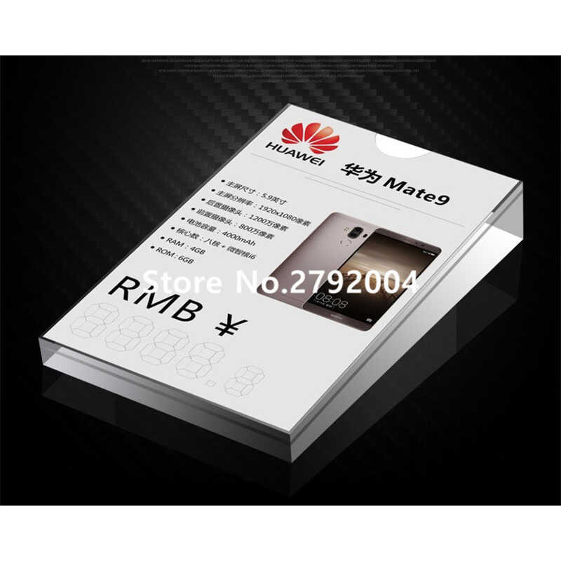 

Design Baru 10pcs/lot Clear Acrylic Sign Display Table Name Price Tag Menu Pemilik Adversting S
