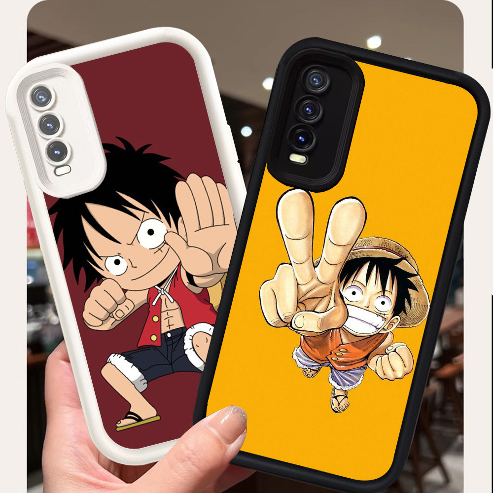 Casing untuk Samsung Galaxy A50 A50s A30 A30s Silikon Case H-71 One Piece Luffy