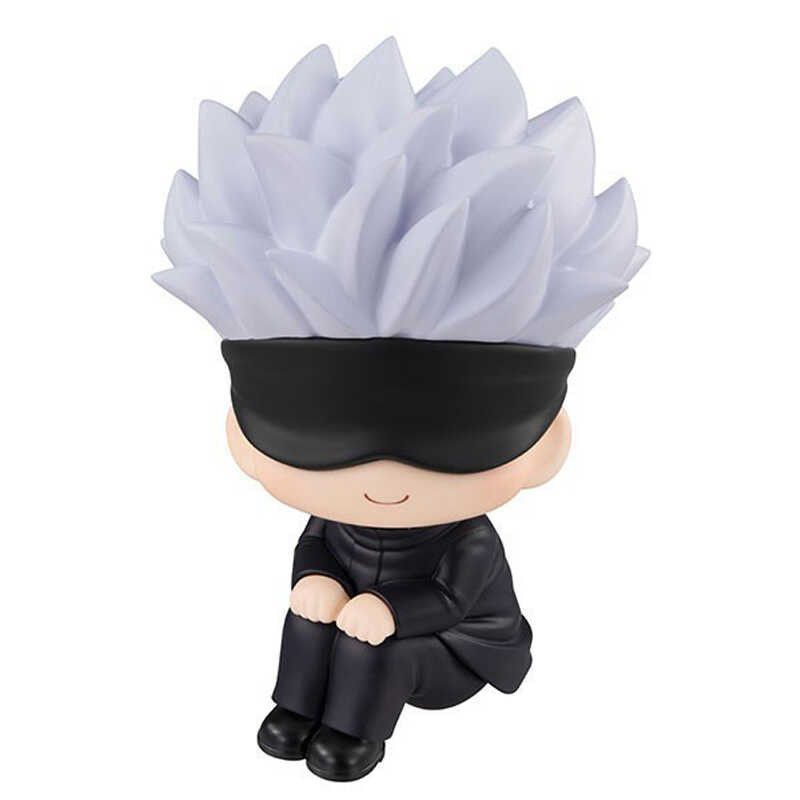 ￥ Jujutsu Kaisen Figures Anime Satoru Gojo Itadori Yuji Megumi Sitting Position Doll 10Cm Model A