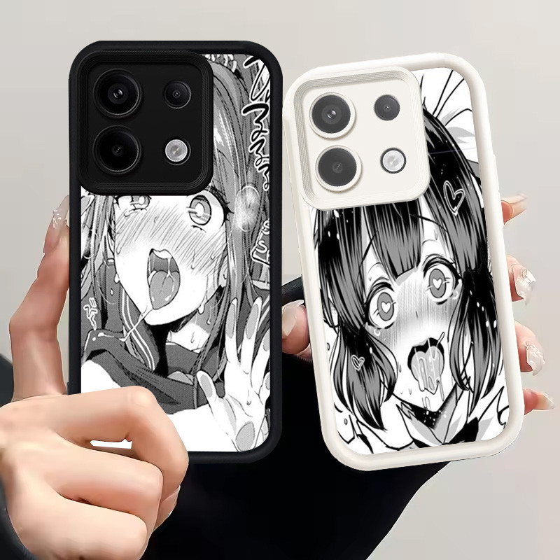 Casing untuk Xiaomi POCO X6 NEO M6 Pro Silikon Case H-19 Ahegao Anime