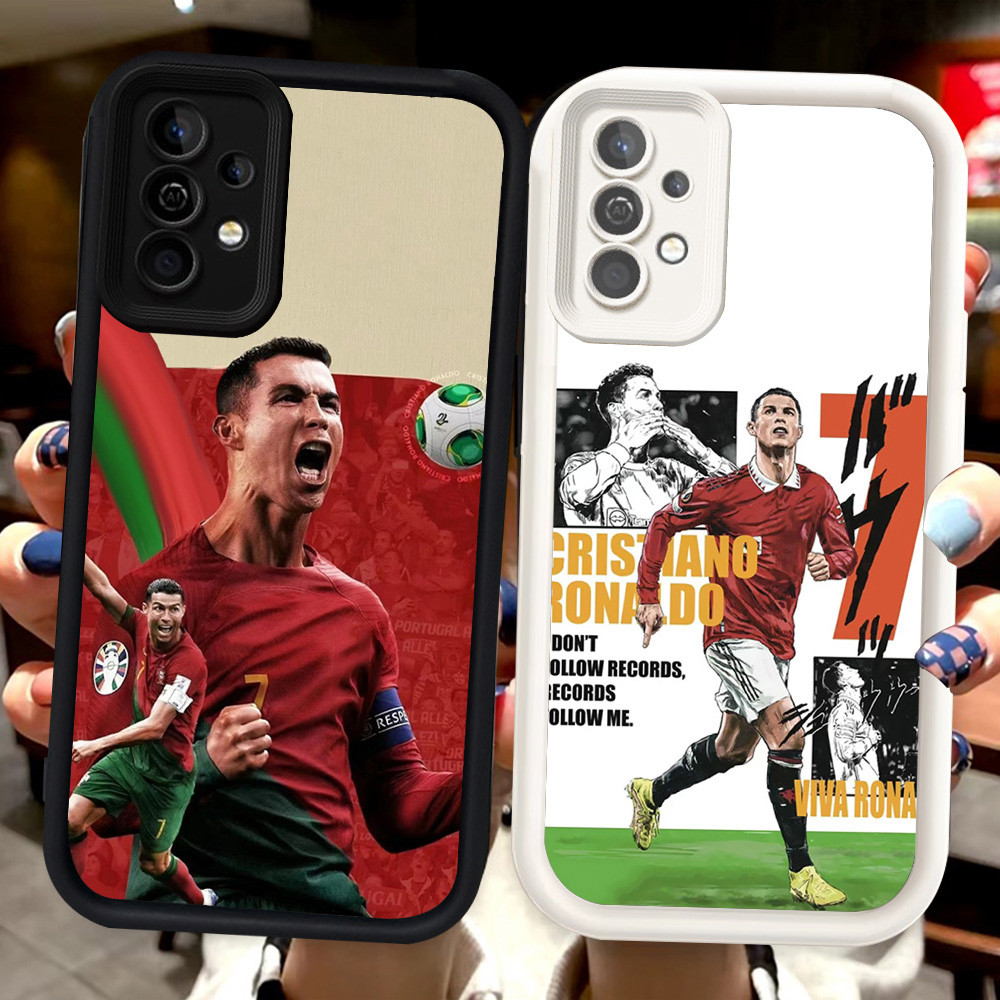 Z-21 Ronaldo Putih Hitam Casing untuk Samsung Galaxy A32 A13 A33 A23 5G Case