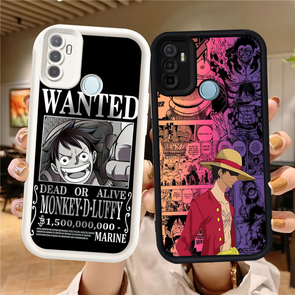 Z-34 One Piece Putih Hitam Casing untuk Realme 7i C17 OPPO A53S A53 A33 Case