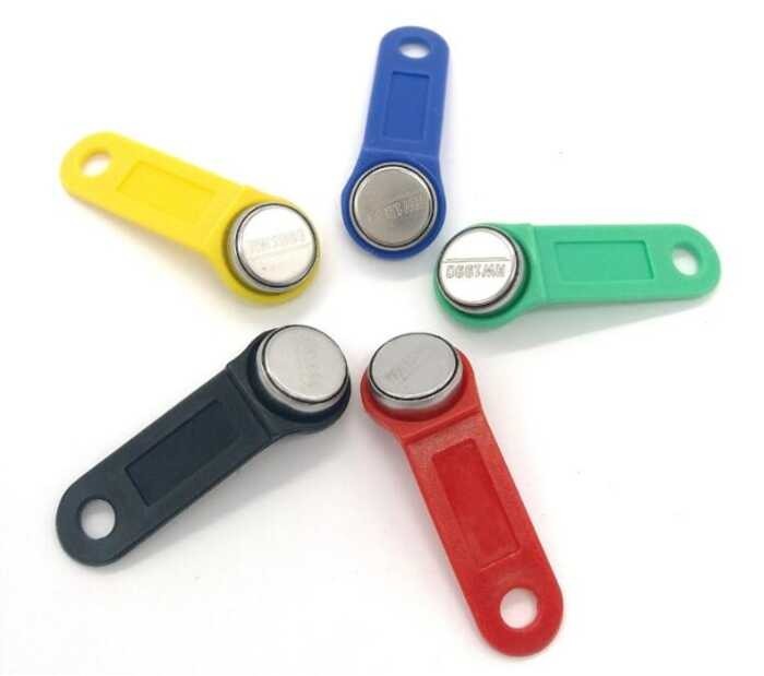 

100pcs/lote yang bisa ditulis kembali RW1990 iButton TM Touch Memory Clone RFID Tag Duplicate C