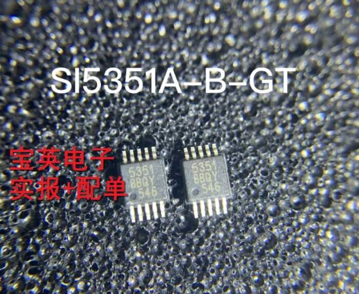 pe ça Mxy (5 10peca) Novo SI5351 SI5351A-A-GTR SI5351A 5351 SI5351A-B-GTR MSOP10 Chipset A-A-GT