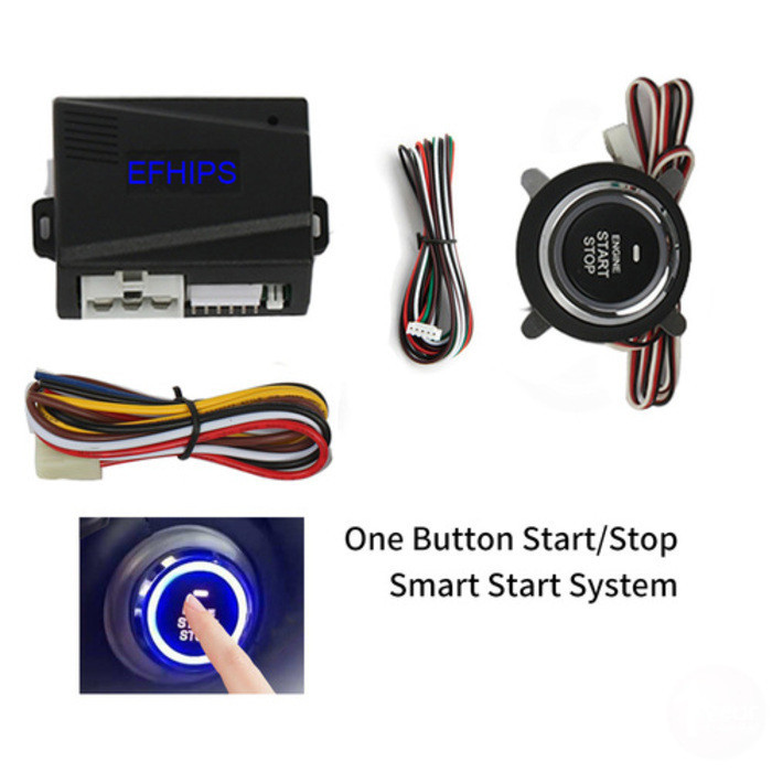EFHIPS memulai berhenti 12V Auto car keyless entry system one · engine push button vehicle alarm PKE