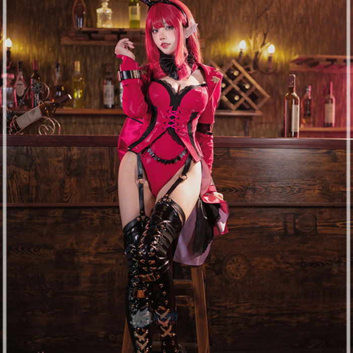 Dimension Radio FGO Fairy Knight Tristan Moon Cosplay Game, Anime, and Costume Complete Set