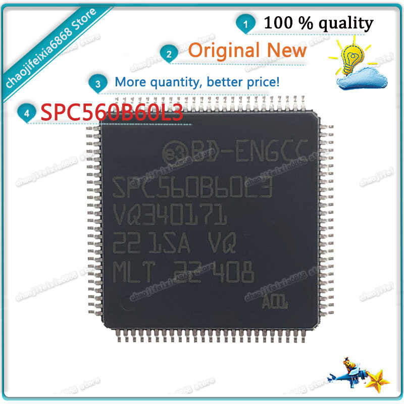 SPC560B60L3 QFP-100 1pcs-20pcs/lot 560B60L3 New Land Rover KVM komputer Board rapuh CPU Chip OR