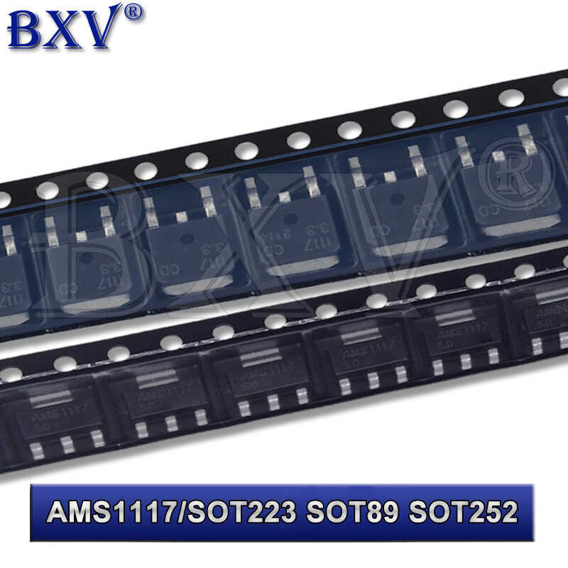 AMS1117 AMS1117-3.3V 20PCS AMS1117-ADJ AMS1117-1.8 AMS1117-1.2 AMS1117-2.5 AMS1117-3.3 AMS1117-