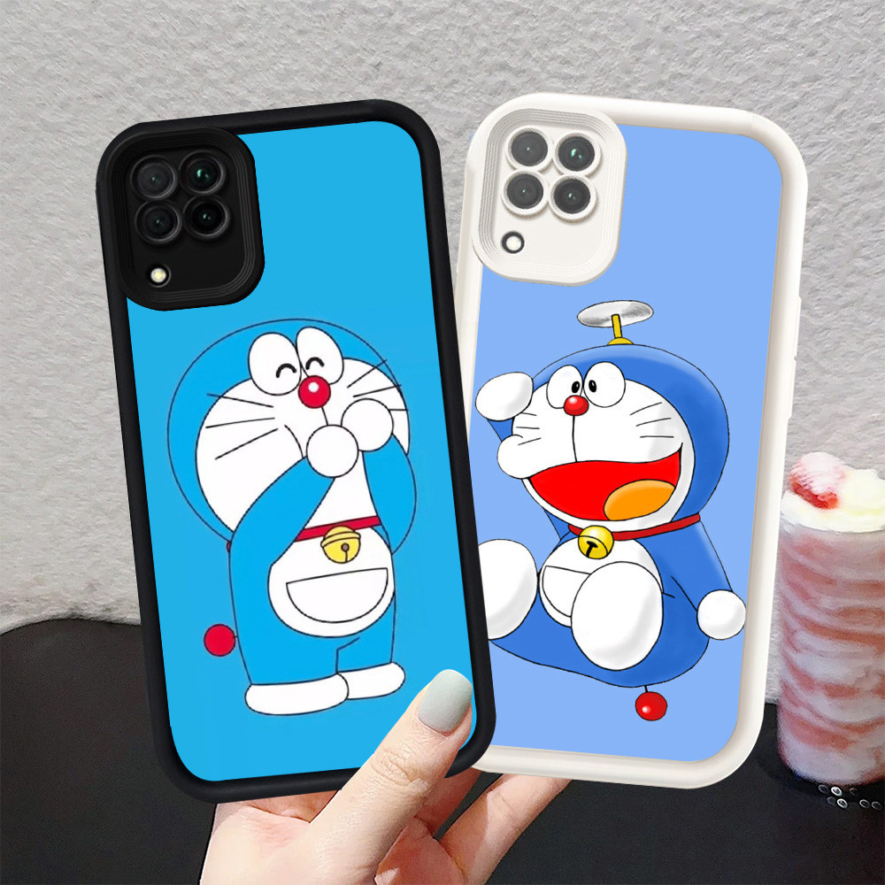 R-8 Doraemon Case Lembut Casing untuk Samsung Galaxy A12 A22 A53 5G Cover