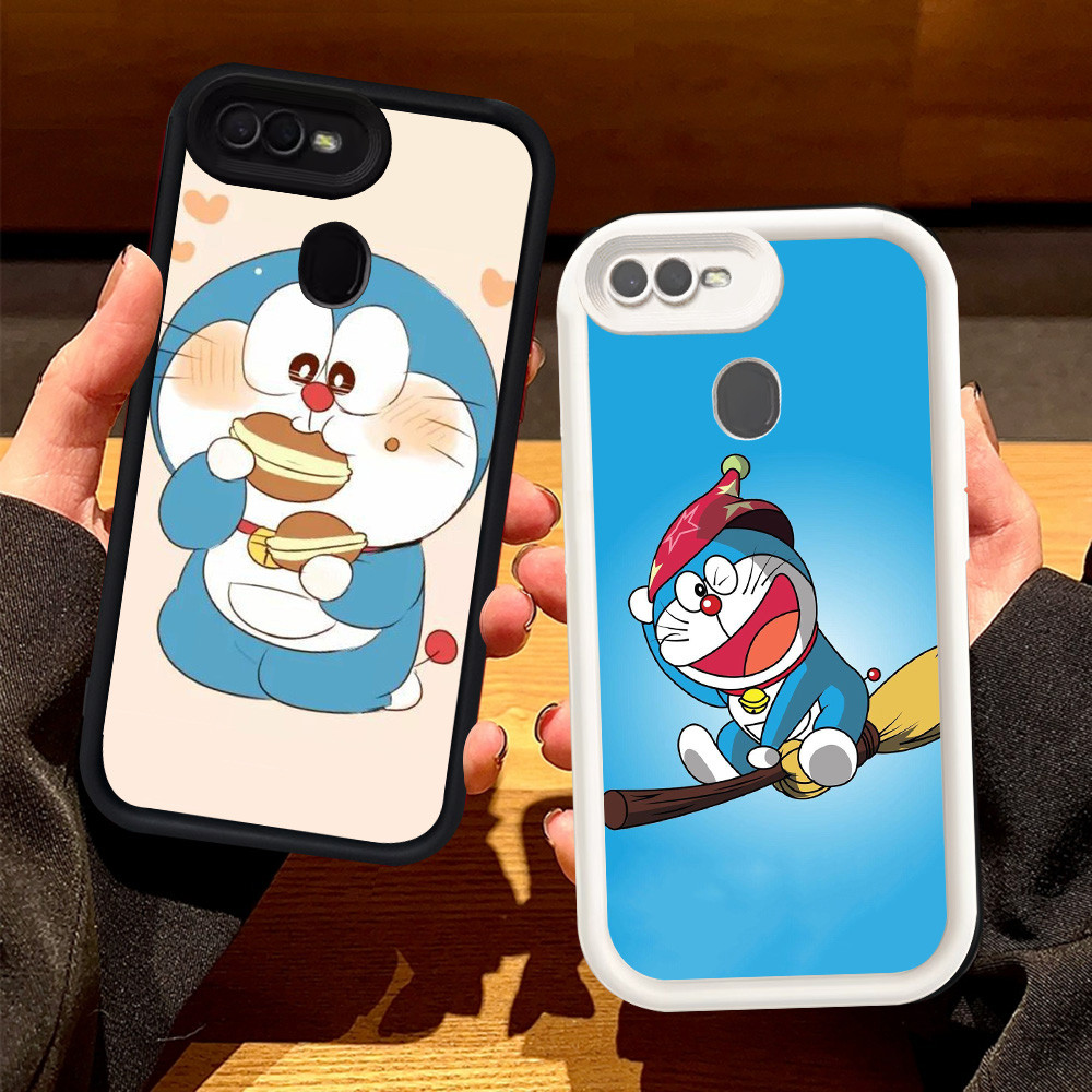 Casing untuk OPPO A12 A12s F7 A7 A5S F9 Pro A11K Silikon Case H-100 Doraemon