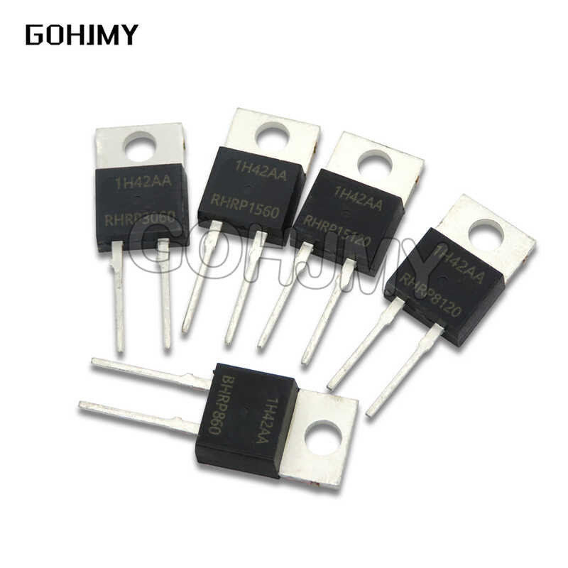 TO220-2 10PCS RHRP3060 fast recovery rectifier diode 600V 30A RHRP860 RHRP1560 RHRP8120 RHRP151