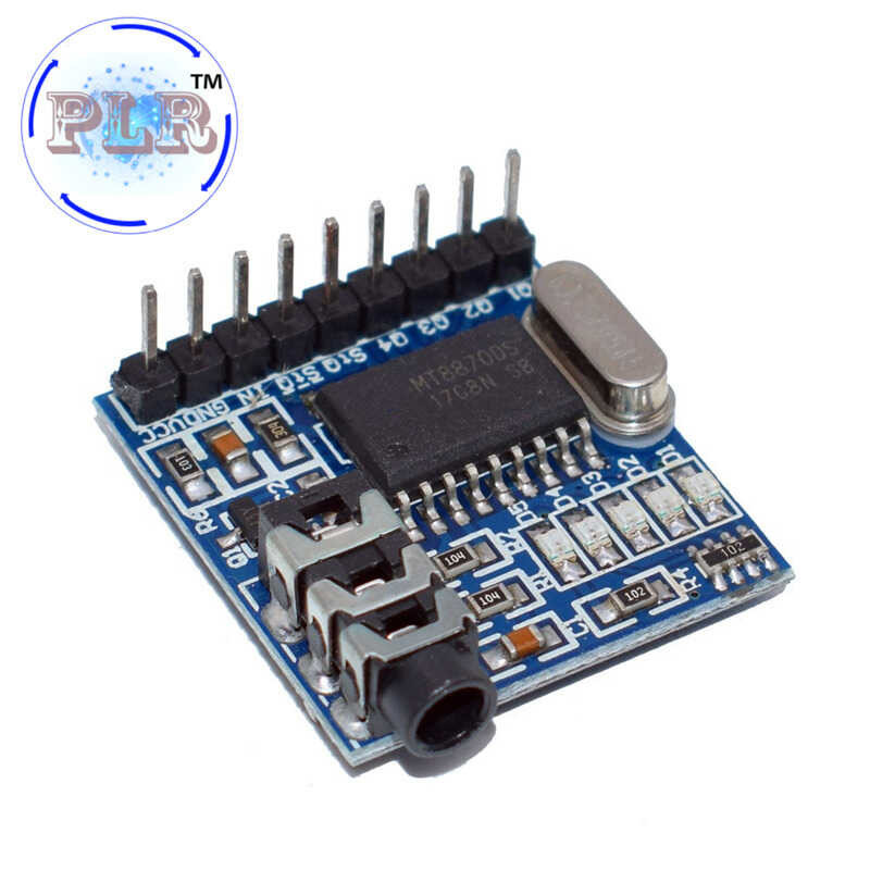 

MT8870 DTMF 1PCS Phone Module Speech Decoding Voice Board Indicators LED Dengan Pins