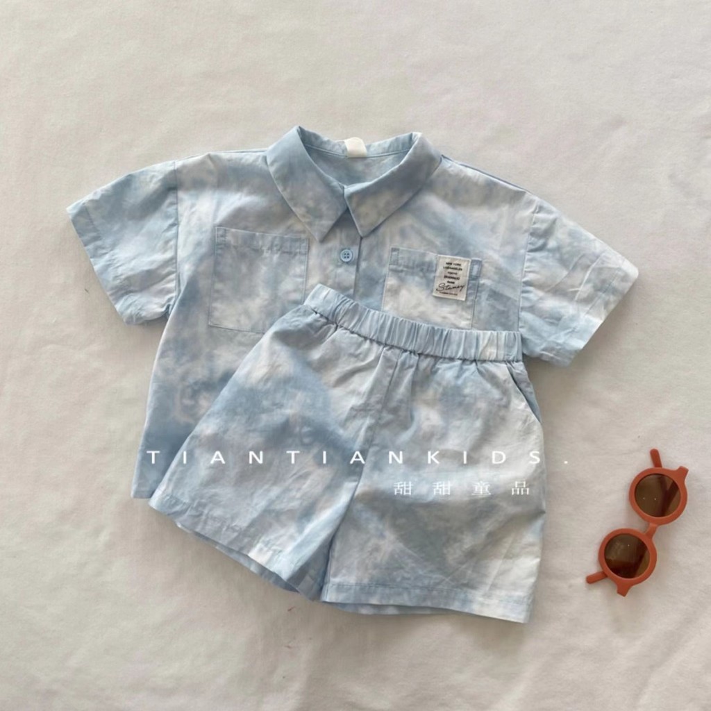 【4107 Orang mengumpulkan】 24 setelan jas musim panas untuk anak laki-laki, kemeja lengan pendek dasi