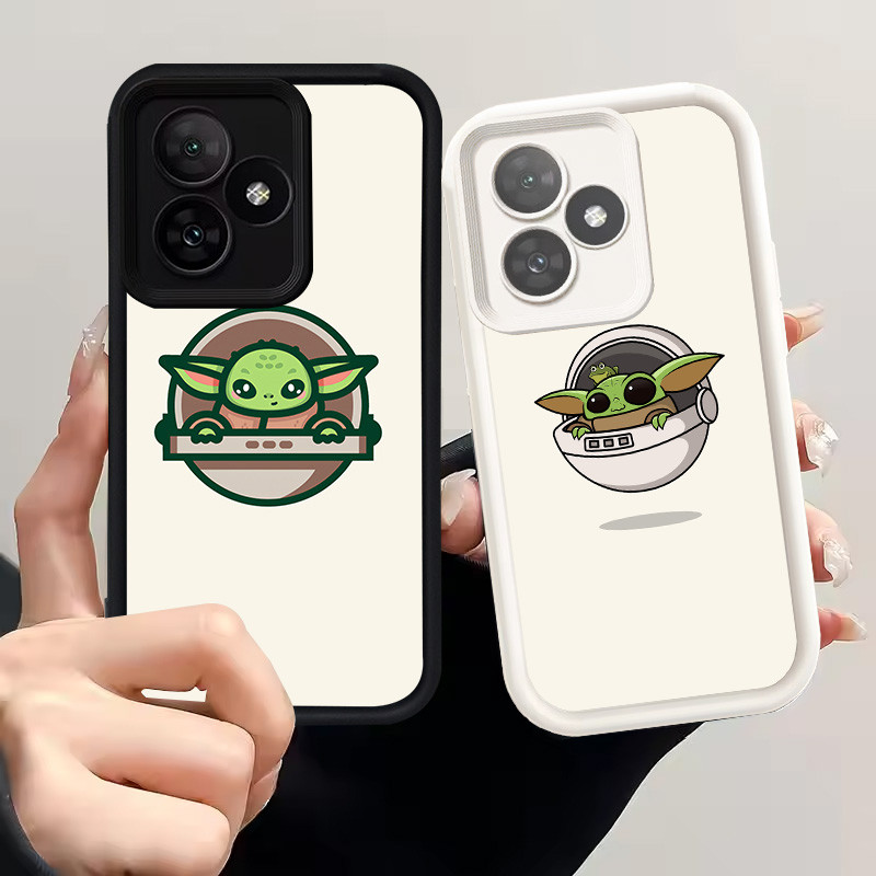 Casing untuk Realme Narzo N53 C63 N61 GT 6 NEO6 SE 5G Silikon Case H-17 Cute Baby Yoda