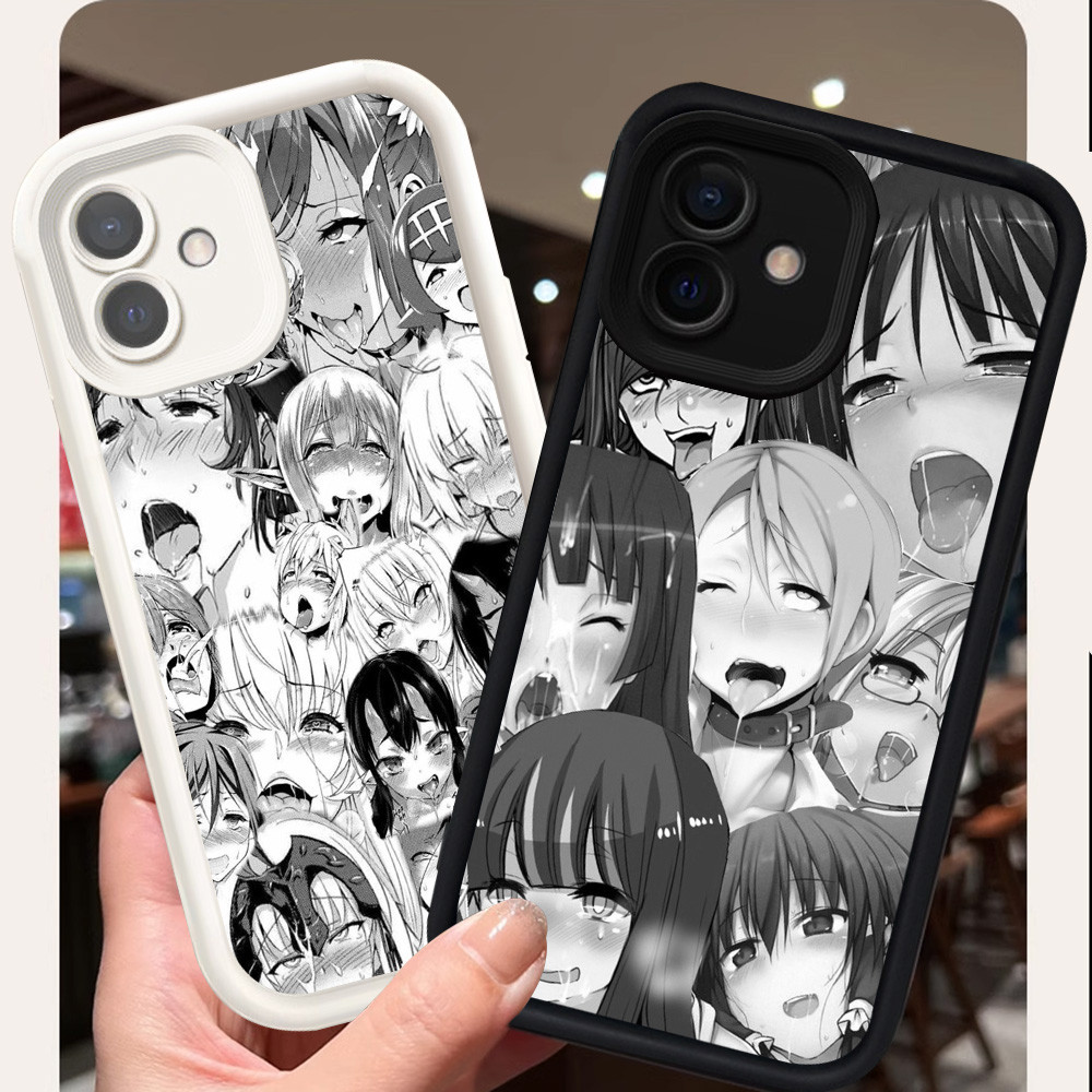 Casing untuk Samsung Galaxy A04 A06 A04E M04 F04 A05 A07 Silikon Case H-19 Ahegao Anime