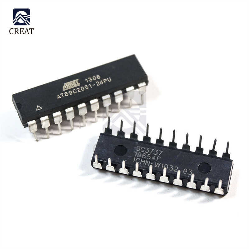 AT89C2051-24PU IC Chips AT89C2051 DIP-20 Microcontroller Orginal Integrated Circuits