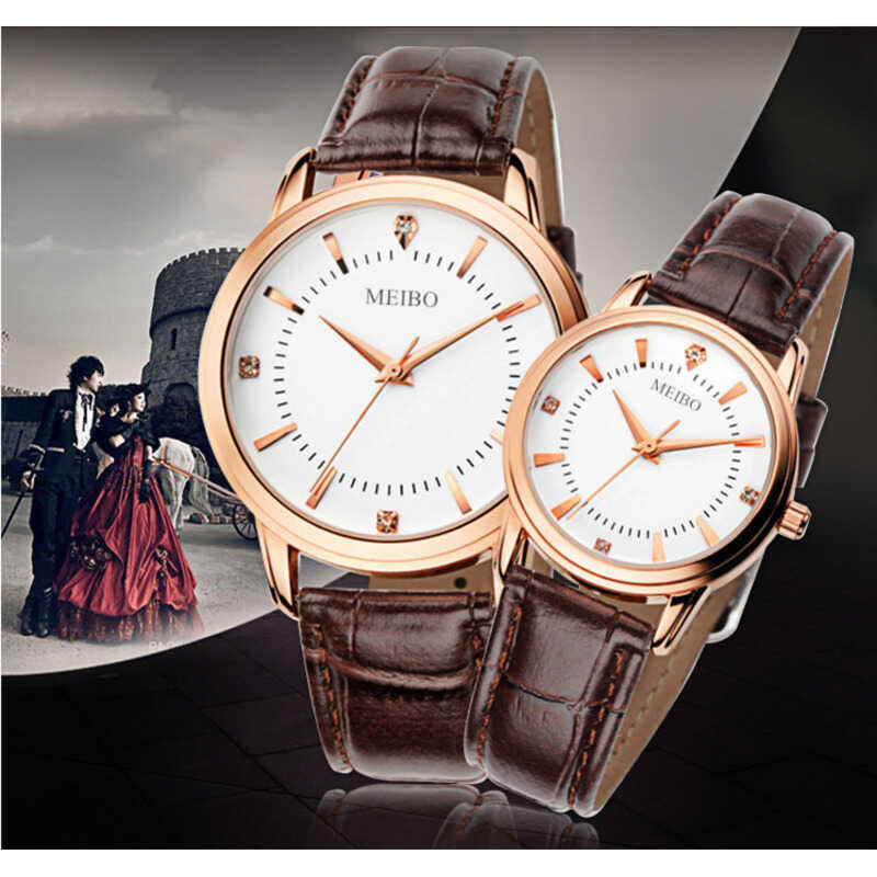 Lover's Beberapa Brand Casual Quartz Watch Women Genuine Leather Strap Watches For Gift Relogio es