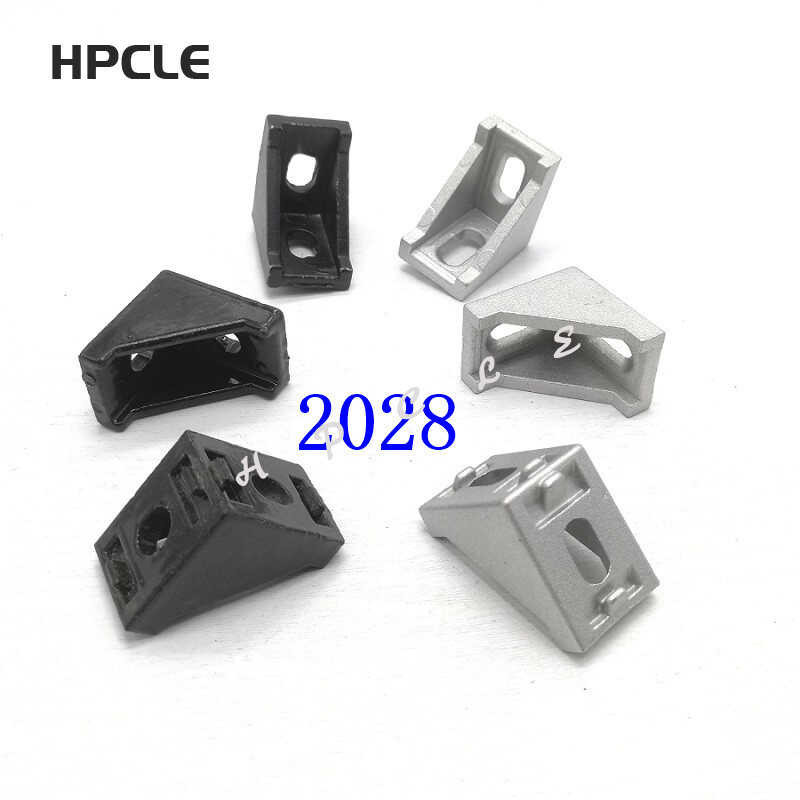 ￥ 2020 2028 3030 4040 Corner Fitting Angle Aluminum Connector Bracket Fastener Furniture Hardware