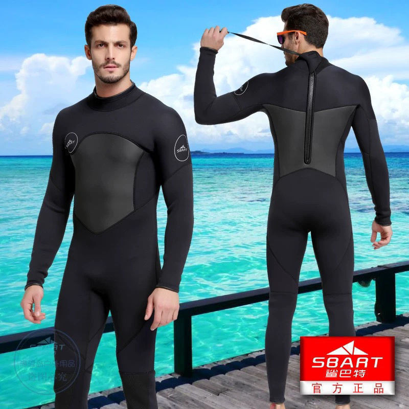 

baju diving Pakaian dengan perlawanan dingin 5 mm, matahari laki-laki satu potong renang hangat, menyelam perempuan dalam surfing,