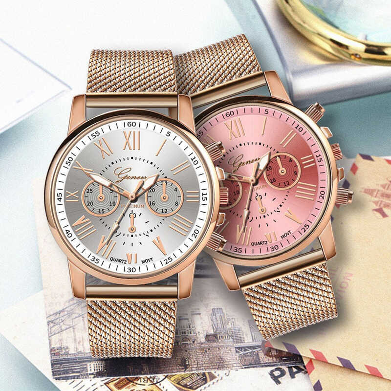 2023 Woman Watches Brand - Quartz Sport Kulit Band Wrist Watch Zegarek Damski Jam untuk wanita