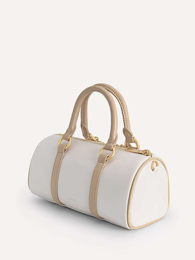 PEDRO plush boston wanita bintang bulan gantung bowling mini keriting tas PW2-65210008