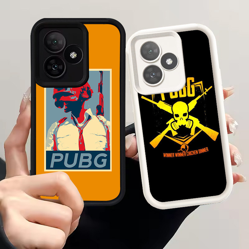 Casing untuk Xiaomi POCO X5 F6 F5 Redmi 13 13X Turbo 3 5G Silikon Case H-39 PUBG