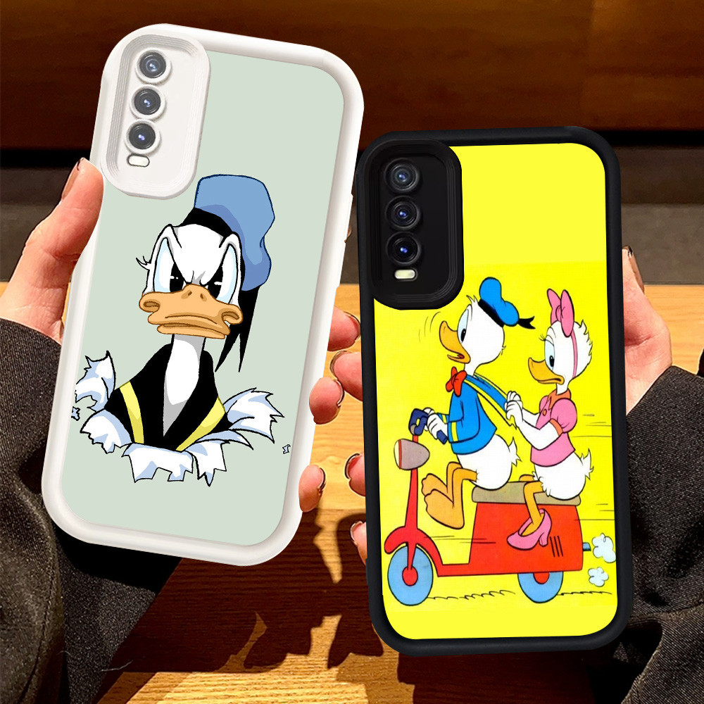R-21 Donald Duck Case Lembut Casing untuk VIVO Y12s Y20i S1 Y11s Y20s Y20 Cover