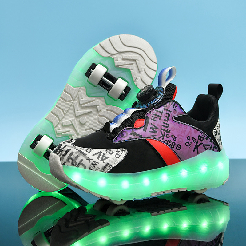 Sepatu Roda Anak   Super Power 698 Sepatu berjalan kecil empat anak-anak, skates roda