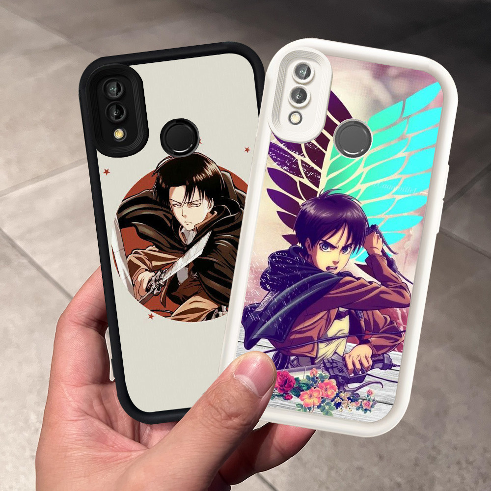 Casing untuk VIVO Y91i V15 Y93 Y91C Y91 Y95 Silikon Case H-13 Attack on Titan
