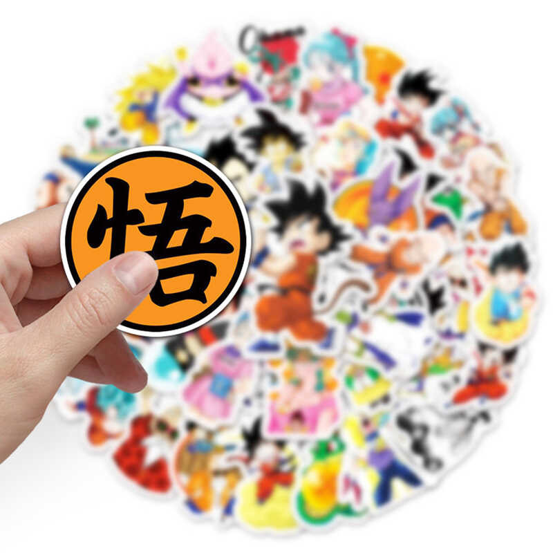 

￥ 10/30/50/100Pcs Dragon Ball Son Goku Anime Graffitis For Kid Waterproof DIY Car Computer Skateb