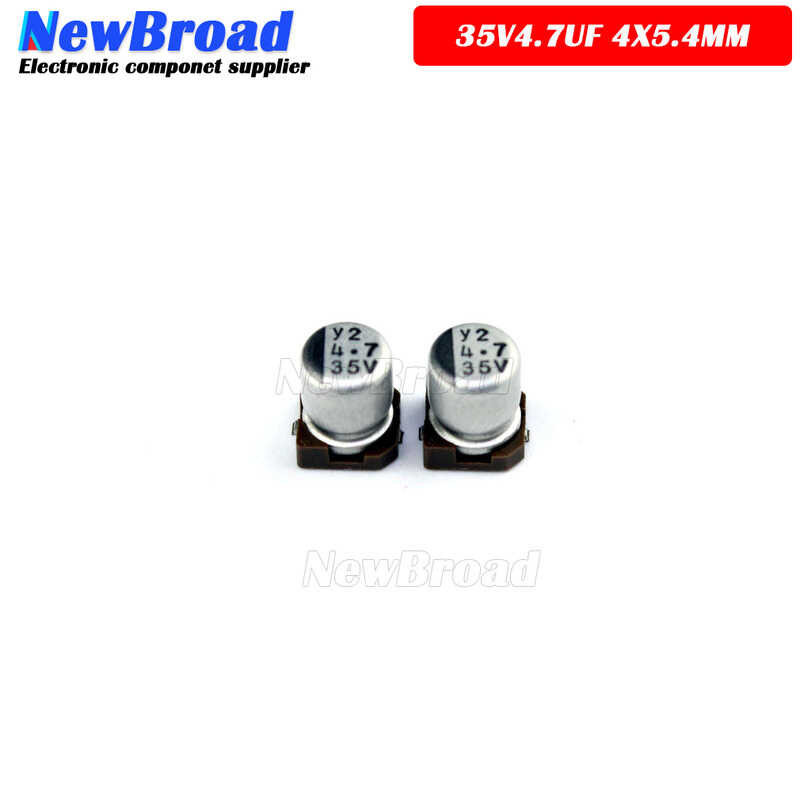 Aluminum 10PCS SMD Electrolytic Capacitor 35V4.7UF 4*5.4MM 4.7UF35V 35V 4.7UF