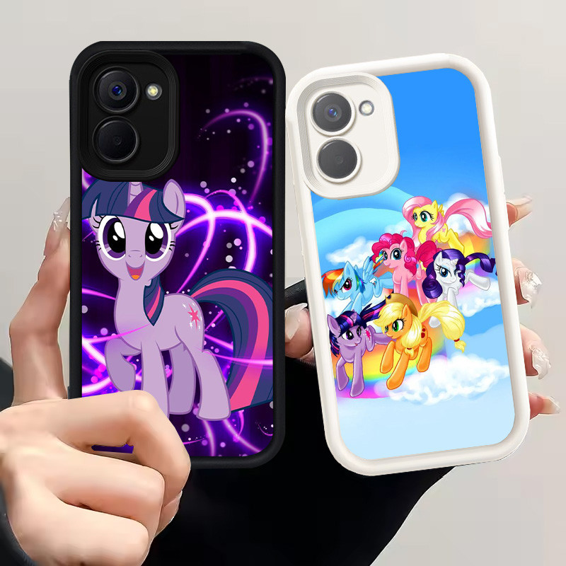 Casing untuk VIVO Y03 Y27s Y03t Y18 Y36 Y27 Y18i Silikon Case H-14 My Little Pony Rainbow