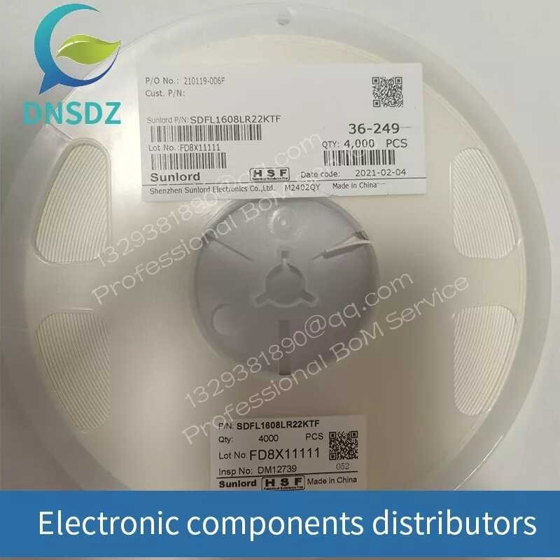 SDFL1608LR22KTF SDFL1608LR22 induktor ferrit 0.22UH ±10% 0603 50MA 100%New 1000Pcs