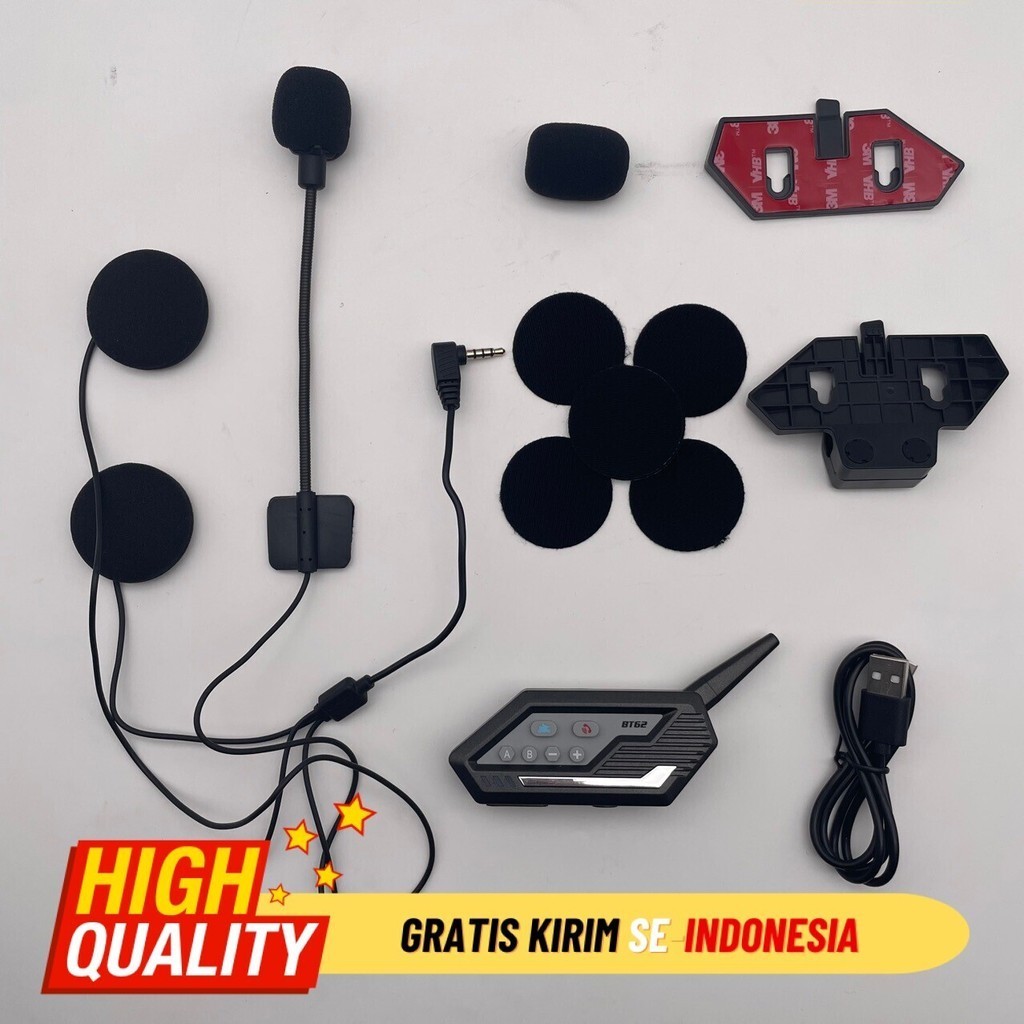 Intercom helm sepeda motor Telpon dapat digunakan dengan chip yang sama untuk Bluetooth interkom bia