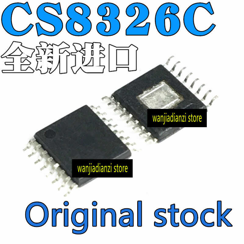 CS8326C 1-5pcs asli CS8326 7W Mono IC Patch TSSOP16 7 w mono audio amplifier IC, R kelas,