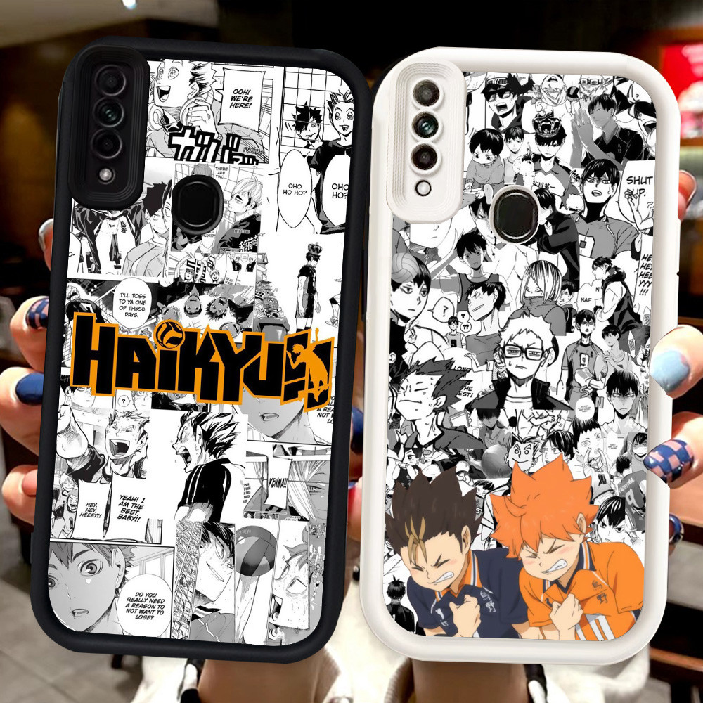 Z-42 Haikyuu Putih Hitam Casing untuk OPPO A31 Reno 3 A91 F15 2020 Case