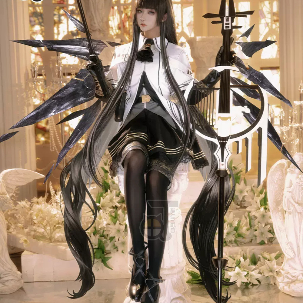 Sanhi Arknights karena setelan Arturo hati plastik set lengkap Kostum permain anime cosplay wanita