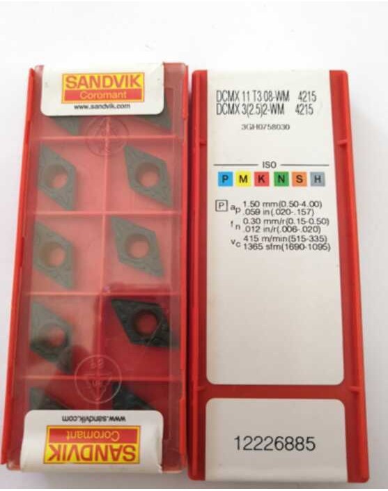 10PCS - CARBIDE INSERT DCMX11T308-WM 4215