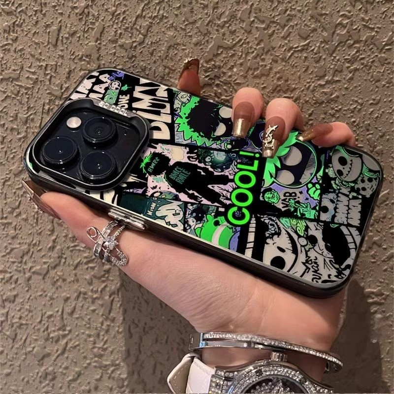 Casing Hp Lucu Aesthetic  Illustrasi Anime Gelap sesuai untuk Apple 15 Promax Phone Case iPhone 14 P