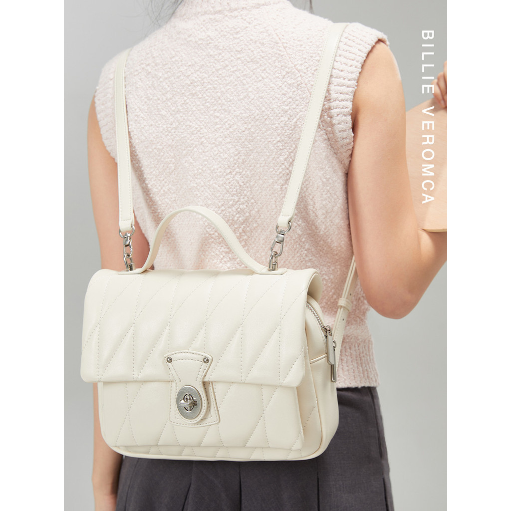 Billie Veromca wanita baju-baju bahu multifungsi 2024 tas ransel kecil baru