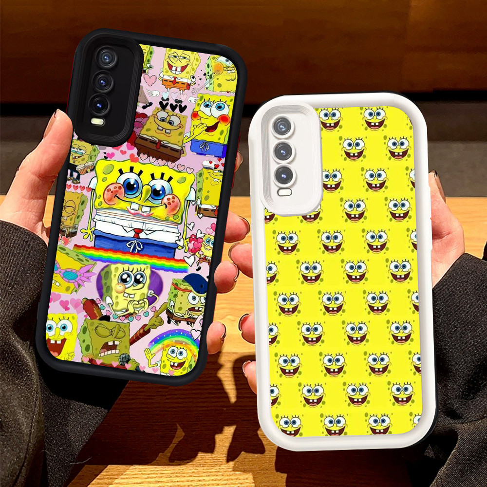 Casing untuk VIVO Y20 Y12s Y11s Y20s Y20i S1 Pro Silikon Case H-82 SpongeBob