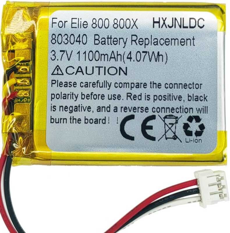 HXJNLDC 1 3.7V 803040 1100mAh Battery Replacement for Turtle Beach 800 Elite 800X Stealth 700 G