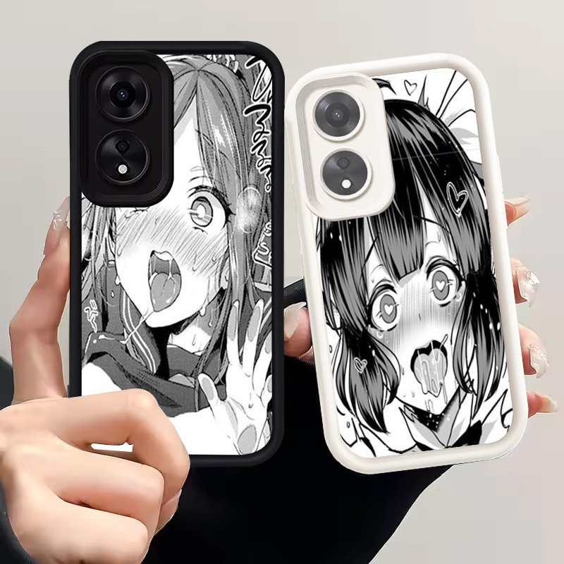 Casing untuk Realme Reno 10 C67 C55 5G Narzo N55 Silikon Case H-19 Ahegao Anime