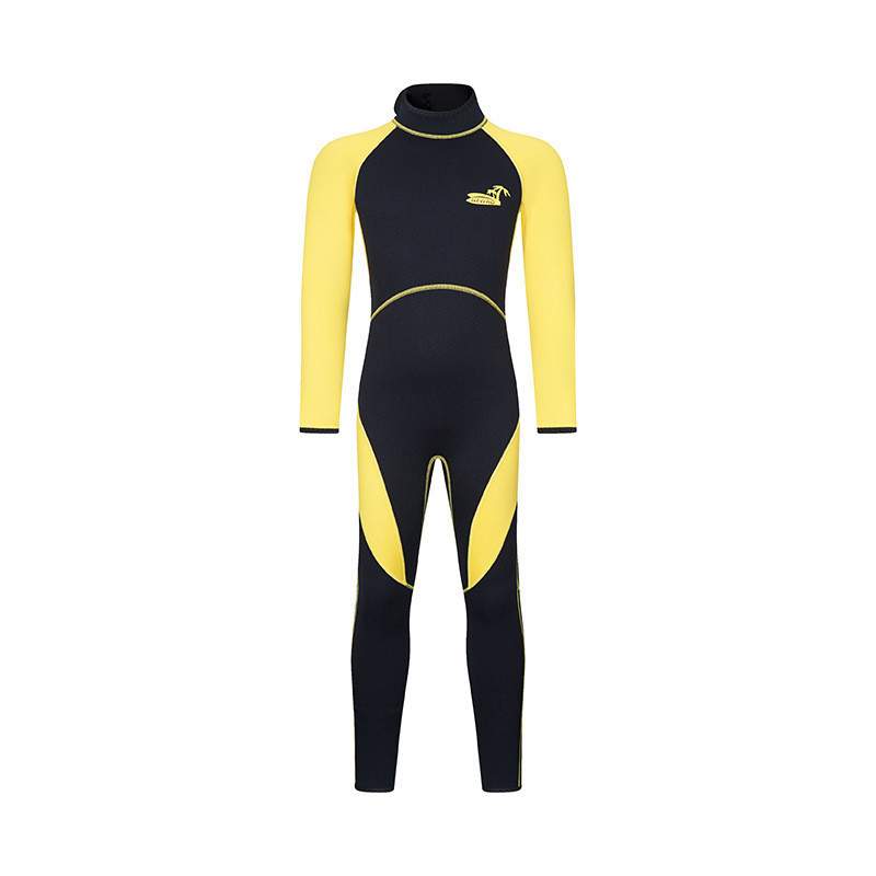 

baju diving Pakaian menyelam anak-anak tebal 3MM, satu potong pakaian menyelam, surfing musim dingin insulasi berenang untuk dewasa