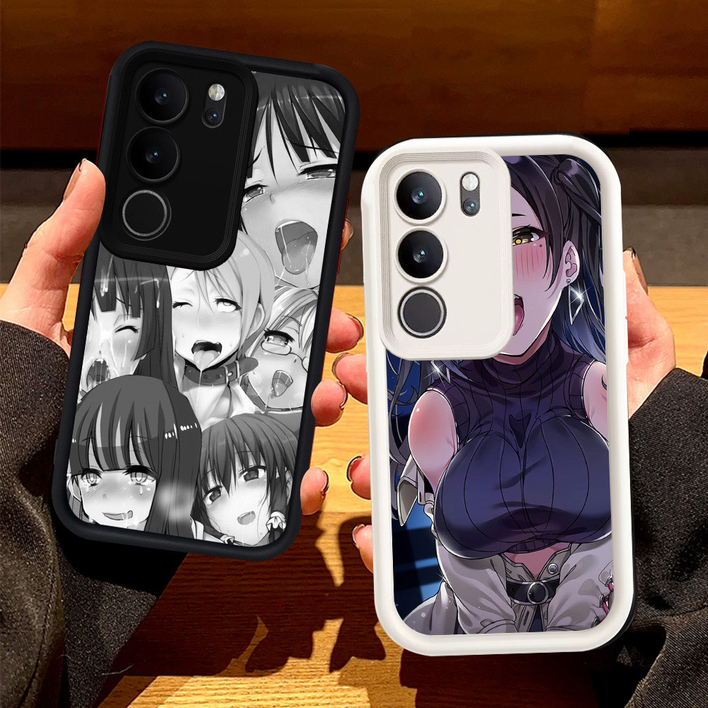 Casing untuk Infinix HOT 60 60i Pro Silikon Case H-19 Ahegao Anime