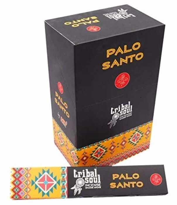 Incienso Palo Santo, Tribal Soul, Ca de 12 Paquetes. Setiap Paket Contiene 16 Gramos. Total Ent