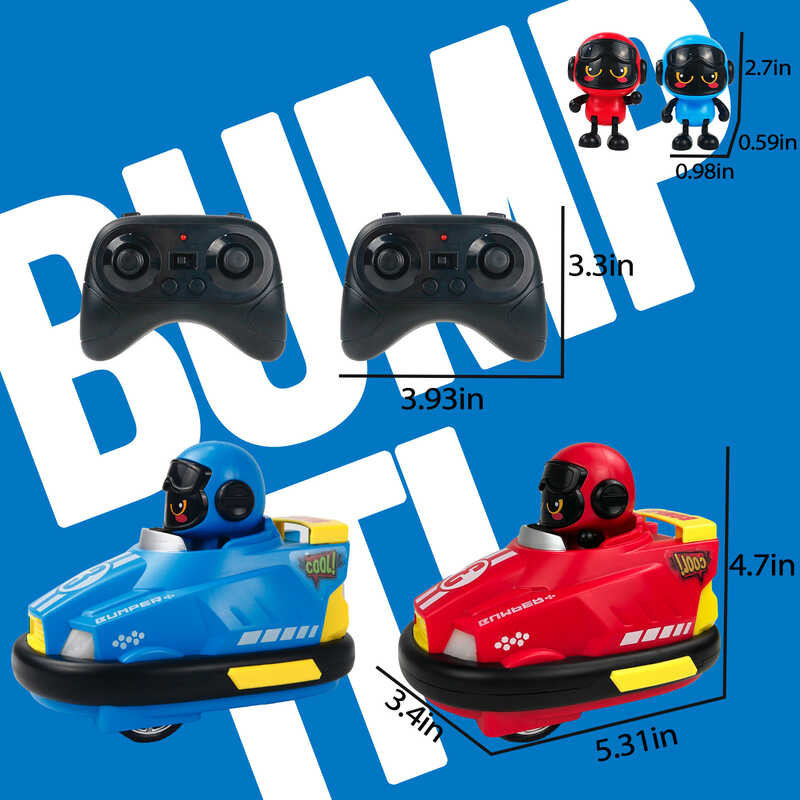 ￥ RC Toy 2.4G Bumper Car Pop-Up Doll Crash Bounce Ejection Light Children's Remote Control Toys G