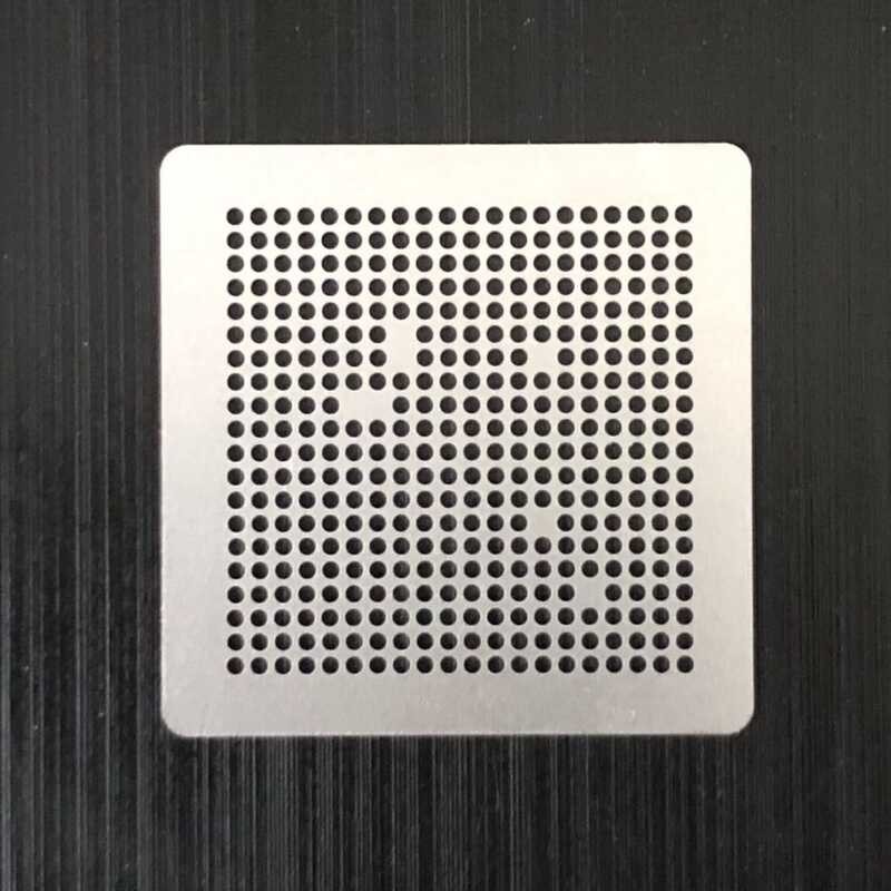 

100% akurasi CXD90042GG 0,5MM BGA Stencil Template